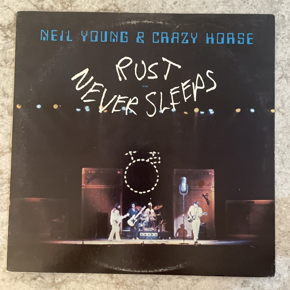 Neil Young & Crazy Horse "Rust Never Sleeps" EX LP Reprise HS 2295 Misprint 1979